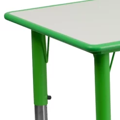 Emma And Oliver 23.625"W X 47.25"L Rectangular Plastic Height Adjustable Activity Table 19 Emma And Oliver 23.625"W X 47.25"L Rectangular Plastic Height Adjustable Activity Table -Children's Home GUEST 0672bb01 5201 400b bd1a 7ebe025b1a5d 1