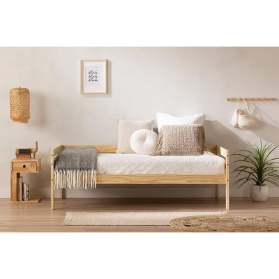 Sweedi Solid Wood 1 Drawer Nightstand Natural Wood - South Shore 11 Sweedi Solid Wood 1 Drawer Nightstand Natural Wood - South Shore - Image 9