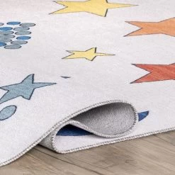NuLOOM Leonie Outer Space Machine Washable Kids Area Rug -Children's Home GUEST 0cf12d2f 30ee 4851 b983 5b9e98d6e36d