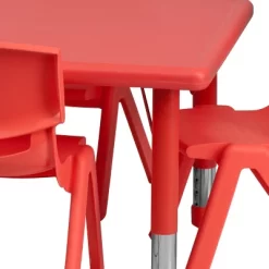 Emma And Oliver 24"W X 48"L Rectangular Plastic Height Adjustable Activity Table Set With 6 Chairs 16 Emma And Oliver 24"W X 48"L Rectangular Plastic Height Adjustable Activity Table Set With 6 Chairs -Children's Home GUEST 0e0252d6 a1b5 4eb1 b108 79e9ddd4e0d2
