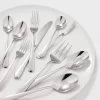 45pc Harrington Flatware Set Silver - Threshold™ -Children's Home GUEST 10fa0148 90ad 4aed 8488 9920afc82e62