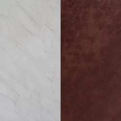 Brandon Vintage Matte Faux Marble Wall Shelf Brown - Nathan James -Children's Home GUEST 11b03009 b5d9 4fb4 a38d 0116518878e5