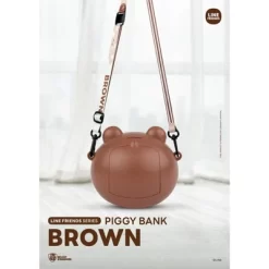 LINE FRIENDS Series Piggy Bank Brown (Piggy Bank) -Children's Home GUEST 1251f190 dc9a 4f85 bd67 125dae26df3b