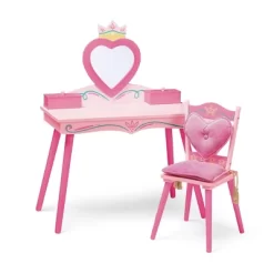 Princess Vanity Table And Chair Set - WildKin -Children's Home GUEST 12ef36f3 9441 4661 a3ac 50ed5920c42c