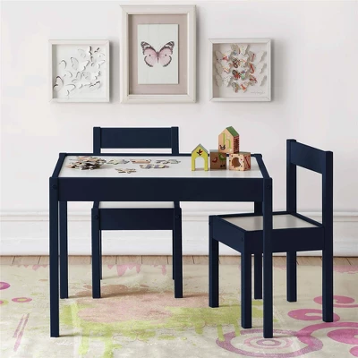 3pc Annya Kiddy Table Set Navy/White - Room & Joy 10 3pc Annya Kiddy Table Set Navy/White - Room & Joy - Image 8