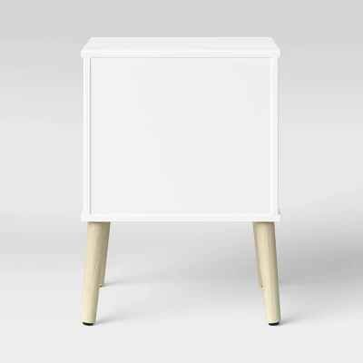 Modern Open Kids' Nightstand White - Pillowfort™ 5 Modern Open Kids' Nightstand White - Pillowfort™ - Image 3