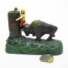 Design Toscano Butting Buffalo Collectors' Die Cast Iron Mechanical Coin Bank -Children's Home GUEST 1561cc5e 2088 4894 969c 82e5ebdd8899