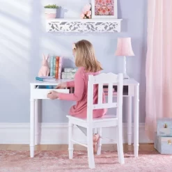 Guidecraft Kids' Dahlia Desk And Chair Set -Children's Home GUEST 16d38097 8751 47d4 8a7f 50c24a2285e5