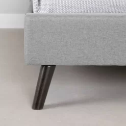 Dylane Upholstered Platform Bed And Headboard Pale Soft - South Shore -Children's Home GUEST 1ad4aa4e 1971 431d b441 5c4a93f91fbb