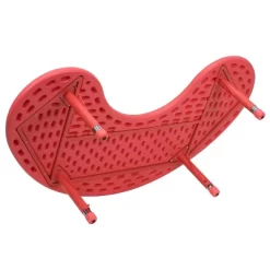 Flash Furniture 35"W X 65"L Half-Moon Plastic Height Adjustable Activity Table -Children's Home GUEST 1c1006b1 4379 4800 9df4 06a6c6d615f8