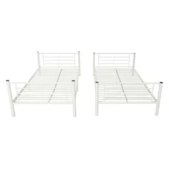 Twin Over Twin Analise Metal Bunk Bed - Saracina Home -Children's Home GUEST 235c2232 ede8 41be 8ee1 64e5065a22ec