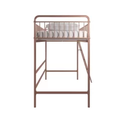 Twin Kaila Metal Loft Bed Rose Gold - Room & Joy -Children's Home GUEST 24ba352a b138 49ec bc00 4f8d0ce85fc6