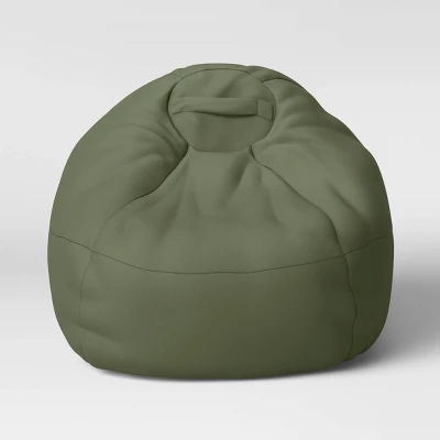 Canvas Kids' Bean Bag Green - Pillowfort™ 4 Canvas Kids' Bean Bag Green - Pillowfort™ - Image 2