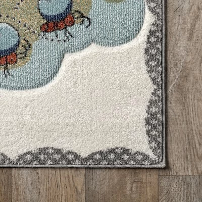 NuLOOM Edine Whimsical Hippo Kids Area Rug 6 NuLOOM Edine Whimsical Hippo Kids Area Rug - Image 4