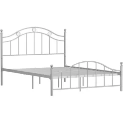 Full Vivian Metal Platform Bed Silver - Hillsdale Furniture -Children's Home GUEST 2ea1471f b204 40b4 a4c9 8c7075a260bc