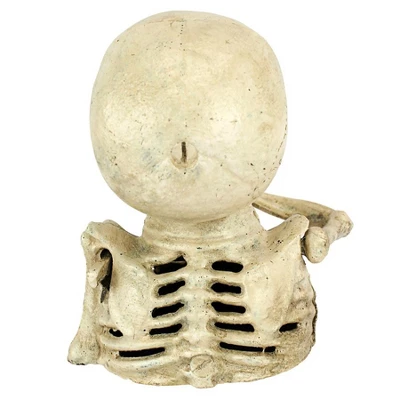 Design Toscano Bugged-Out Hungry Skeleton Cast Iron Mechanical Coin Bank 7 Design Toscano Bugged-Out Hungry Skeleton Cast Iron Mechanical Coin Bank - Image 5
