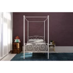 Twin Clara Metal Bed White - Room & Joy 13 Twin Clara Metal Bed White - Room & Joy -Children's Home GUEST 31579a5f 1205 45b6 9fed 0d2cdab50fdc