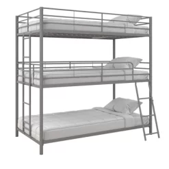 Triple Twin Zeke Metal Bunk Bed - Room & Joy -Children's Home GUEST 3431d09e 0998 469d a1c6 ba048ef60aa3