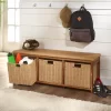 Badger Basket Kid's Storage Bench With Woven Top And Baskets Brown 2 Badger Basket Kid's Storage Bench With Woven Top And Baskets Brown -Children's Home GUEST 34f4a912 d1b5 435f 959a 1d8cdf21c898