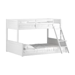 Twin Over Full Capri Wood Bunk Bed White - Hillsdale Furniture