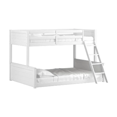 Twin Over Full Capri Wood Bunk Bed White - Hillsdale Furniture 3 Twin Over Full Capri Wood Bunk Bed White - Hillsdale Furniture