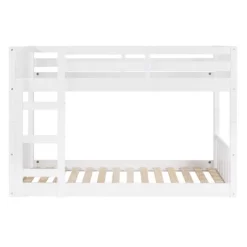 Twin Over Twin Wood Detachable Slat Bunk Bed - Saracina Home -Children's Home GUEST 3653afd5 9e5e 4836 82c7 328bb35a97cb