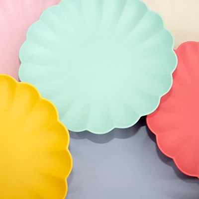 Meri-Meri Meri Meri Small Multicolor Reusable Bamboo Plates (Pack Of 6) 5 Meri-Meri Meri Meri Small Multicolor Reusable Bamboo Plates (Pack Of 6) - Image 3