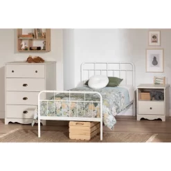 Lyara 1 Drawer Nightstand White Wash - South Shore -Children's Home GUEST 3a0386dc 17f1 4def bb4a 872602a9d351