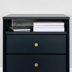 Dylane 2-Drawer Nightstand Navy - South Shore -Children's Home GUEST 3a0a7b56 22e7 43cf 9156 7ae7030d9179