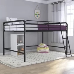 Full Adeline Junior Metal Loft Bed - Room & Joy -Children's Home GUEST 3a44d6ab 9b81 4f00 b936 bba0711694cf