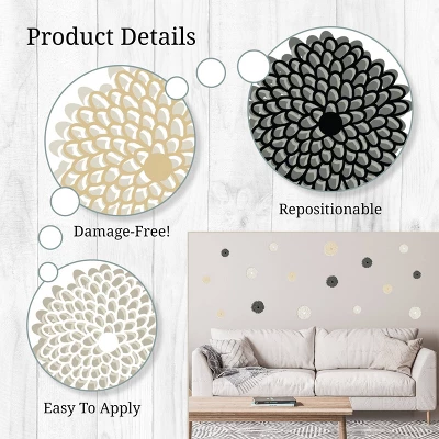 Zinnias Wall Decor - Decalcomania 7 Zinnias Wall Decor - Decalcomania - Image 5