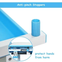 Costway Height Adjustable Kids Desk Chair Set Study Drawing W/Lamp & Bookstand -Children's Home GUEST 3b8fe287 ab13 482d bcfe 0319b2b94f67