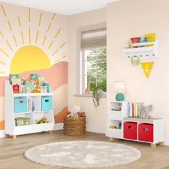 Kids' Catch-All Storage Bench White - RiverRidge Home -Children's Home GUEST 3e5acc47 8bba 43c0 9f12 c98f1b2d6eb4