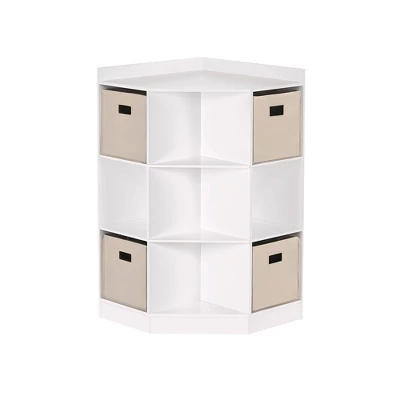 5pc Kids' Corner Cabinet Set With 4 Bins Set - RiverRidge Home 7 5pc Kids' Corner Cabinet Set With 4 Bins Set - RiverRidge Home - Image 5