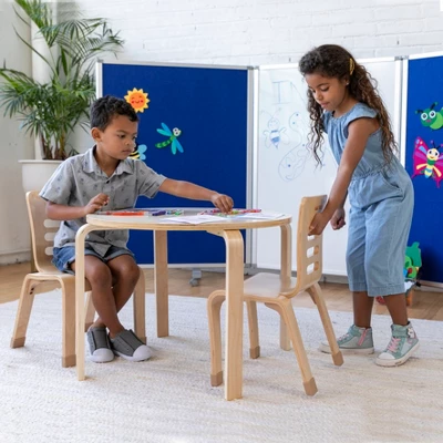 ECR4Kids Bentwood Chairs, Stackable School Chairs, Assembled, 2-Pack - Natural 7 ECR4Kids Bentwood Chairs, Stackable School Chairs, Assembled, 2-Pack - Natural - Image 5