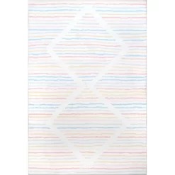 NuLOOM Alise Kids Striped Nursery Or Playroom Area Rug 19 NuLOOM Alise Kids Striped Nursery Or Playroom Area Rug -Children's Home GUEST 4713bf69 a552 461d 8e39 53c0de1cdc7d