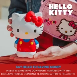 Silver Buffalo Sanrio Hello Kitty 6-Inch Ceramic Figural Coin Bank Storage -Children's Home GUEST 478d54a2 95a2 4ce8 ac19 2c10b4c104d7