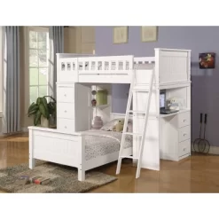 Twin Willoughby Kids' Loft Bed White - Acme Furniture 9 Twin Willoughby Kids' Loft Bed White - Acme Furniture -Children's Home GUEST 49b03d95 4817 41b6 85a0 b64489ff40f9
