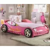 Twin Naglin Racing Car Bed With Led Headlight Pink - HOMES: Inside + Out -Children's Home GUEST 4ae38d59 4c9d 485a 8e34 63678b5134d4