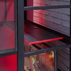 Twin Battle Den Gaming Bunk Bed With TV Mount Black - X Rocker -Children's Home GUEST 4b7530f2 8a50 4feb 8e1b d9e8ba3a6eb2