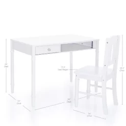 Guidecraft Kids' Dahlia Desk And Chair Set -Children's Home GUEST 4ea9206e 3641 484e a3eb bf469445bd3b