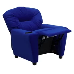 Emma And Oliver Contemporary Kids Recliner With Cup Holder -Children's Home GUEST 5233ac67 974c 4251 9b78 423dd034788e