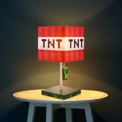 Minecraft TNT Table Lamp (Includes LED Light Bulb) -Children's Home GUEST 535e2604 8c25 4968 92d2 8a0a7b2a523a