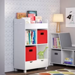 Kids' Book Nook Cubby Storage Cabinet With Bookrack - RiverRidge Home -Children's Home GUEST 55cb099a e27b 401c 8daf 8e4f1506d5a8