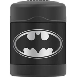 Thermos 10 Oz. Kid's Funtainer Batman Stainless Steel Food Jar - Gray/Black