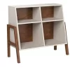 Telos Matte Walnut Storage Unit White - Nathan James -Children's Home GUEST 55e9f23c 1025 47e9 ae0f 86217bcf9287