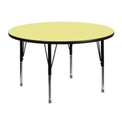 Emma And Oliver 48" Round Laminate Adjustable Preschool Activity Table 7 Emma And Oliver 48" Round Laminate Adjustable Preschool Activity Table -Children's Home GUEST 5a590250 574a 4573 9347 953634ca5733