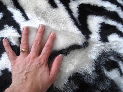 Walk On Me Faux Fur Super Soft Kids Zebra Rug Tufted With Non-slip Backing Area Rug 5 Walk On Me Faux Fur Super Soft Kids Zebra Rug Tufted With Non-slip Backing Area Rug - Image 3