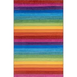 NuLOOM Henriette Rainbow Machine Washable Kids Area Rug 19 NuLOOM Henriette Rainbow Machine Washable Kids Area Rug -Children's Home GUEST 5ec597a3 42b5 49f7 9b2e 31da1d4d26a6