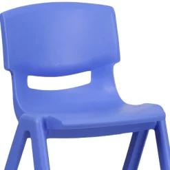 Flash Furniture 4 Pack Blue Plastic Stackable School Chair With 13.25'' Seat Height 14 Flash Furniture 4 Pack Blue Plastic Stackable School Chair With 13.25'' Seat Height -Children's Home GUEST 5ed2d329 453c 4058 972e 2a1149a0c810